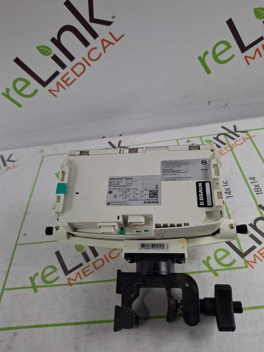 B. Braun Infusomat Space w/Pole Clamp & AC Adapter Infusion Pump