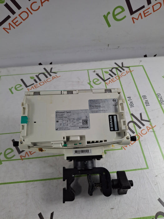 B. Braun Infusomat Space w/Pole Clamp & AC Adapter Infusion Pump