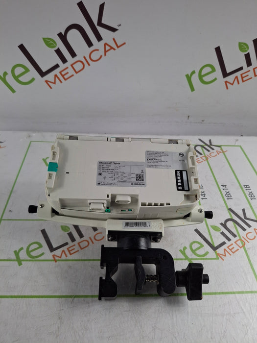 B. Braun Infusomat Space w/Pole Clamp Infusion Pump