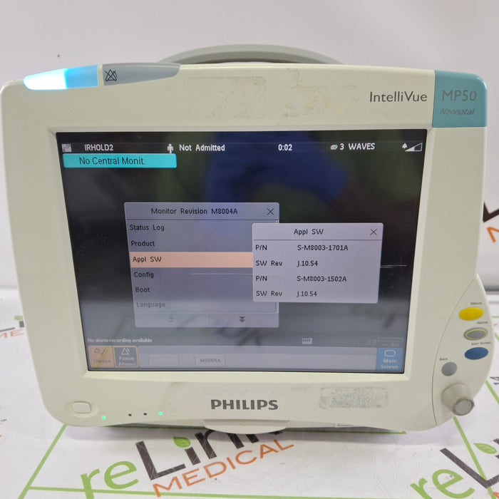 Philips IntelliVue MP50 - Neonatal Patient Monitor