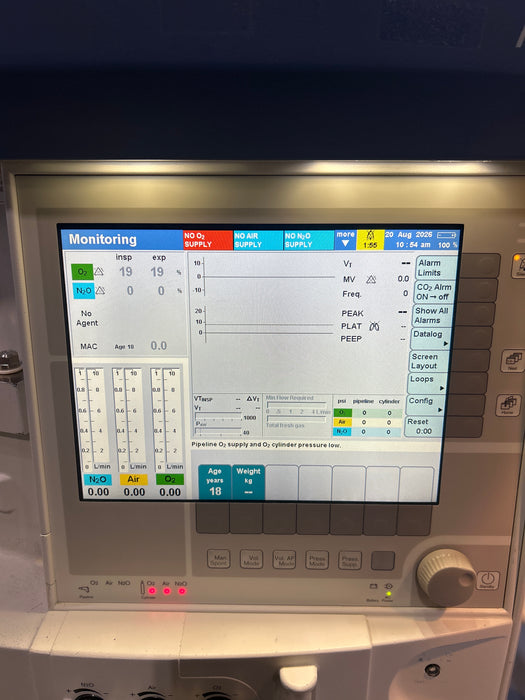 Draeger Medical Apollo Anesthesia Machine
