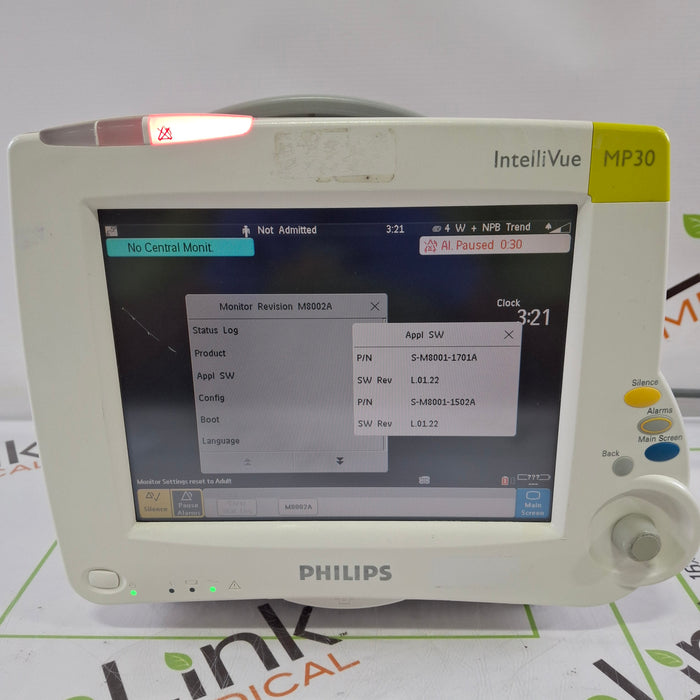 Philips IntelliVue MP30 Patient Monitor