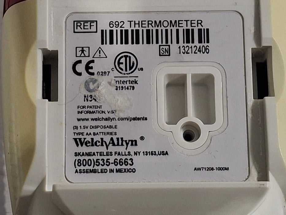 Welch Allyn SureTemp Plus 692 Thermometer