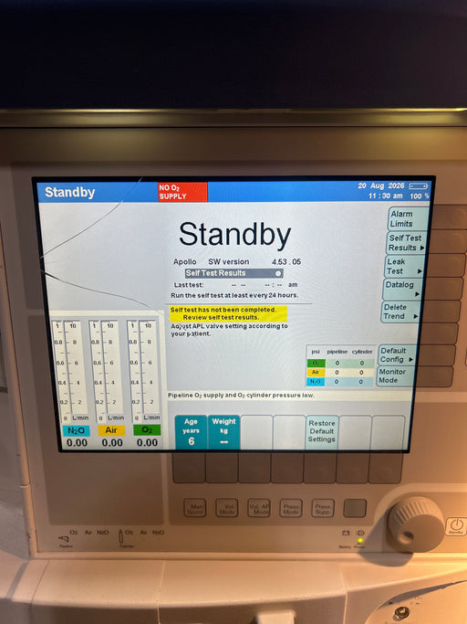 Draeger Medical Draeger Medical Apollo Anesthesia Machine Anesthesia reLink Online