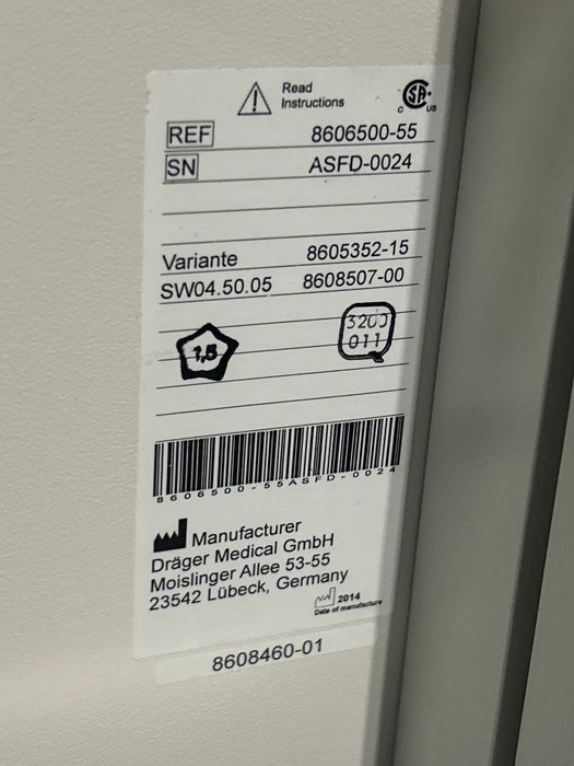 Draeger Medical Apollo Anesthesia Machine