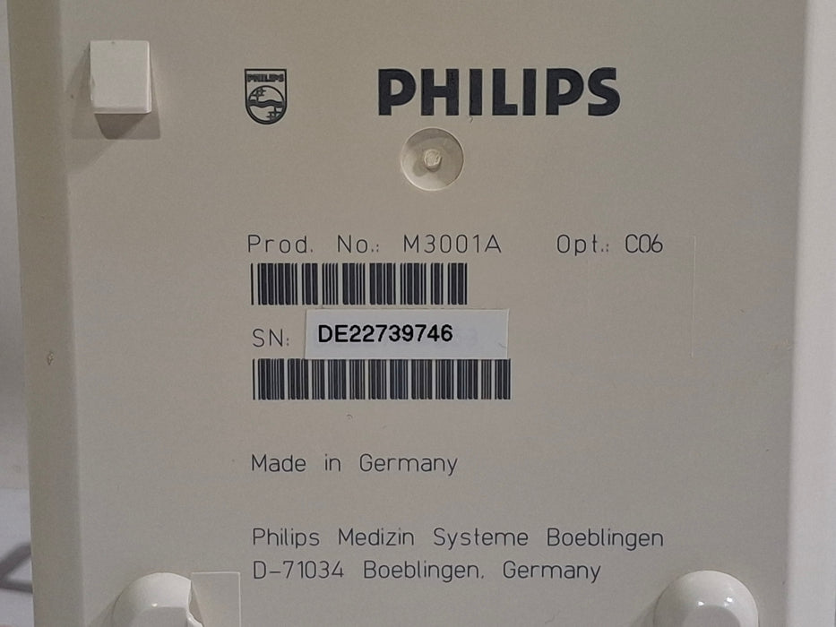 Philips M3001A-C06 Fast SpO2, NIBP, ECG, Temp, IBP MMS Module