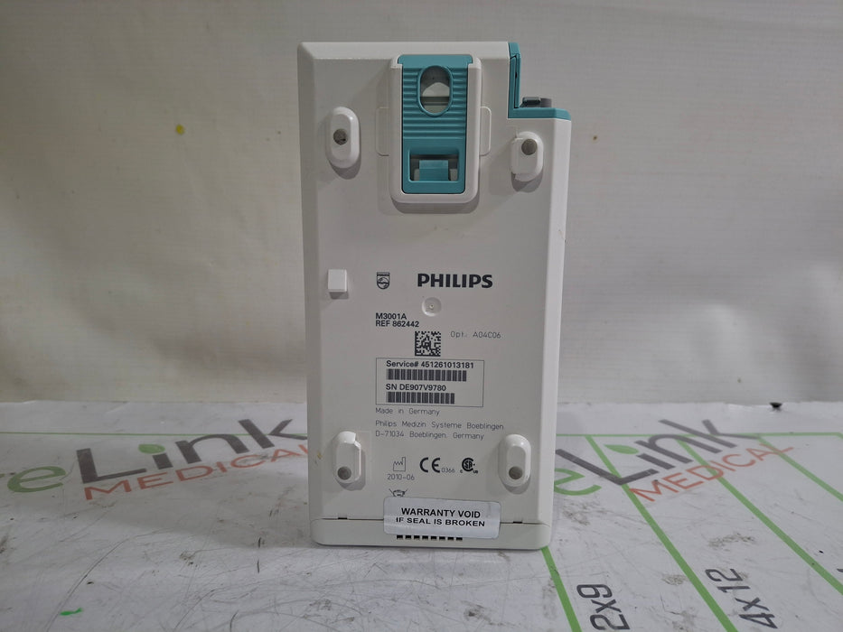 Philips M3001A-A04C06 OxiMax SpO2, NIBP, ECG, Temp, IBP MMS Module