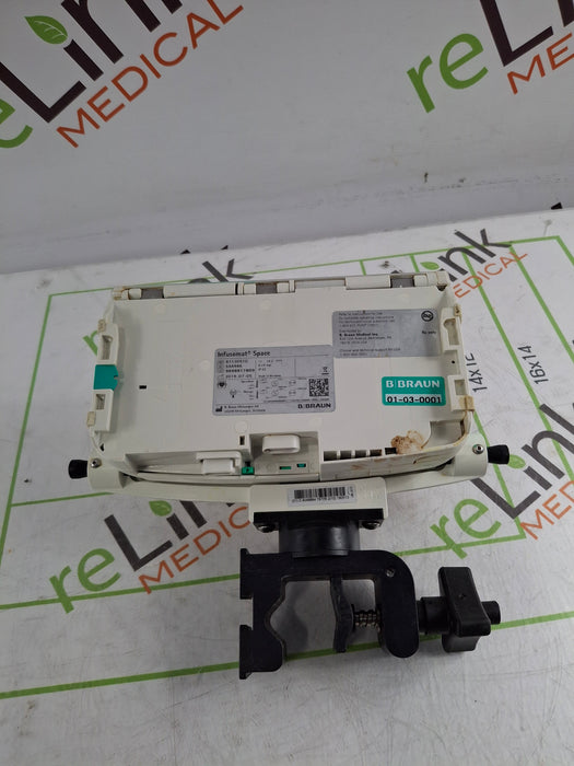 B. Braun Infusomat Space w/Pole Clamp Infusion Pump