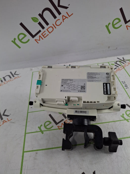 B. Braun Infusomat Space w/Pole Clamp Infusion Pump