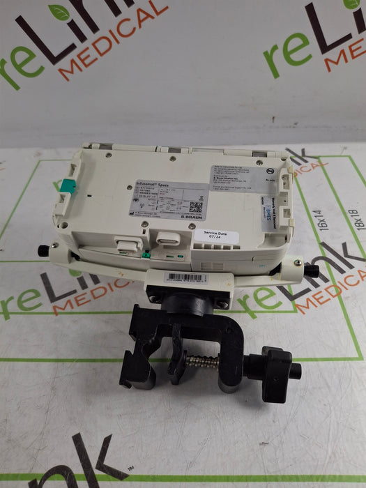 B. Braun Infusomat Space w/Pole Clamp Infusion Pump