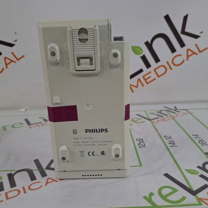 Philips M3001A-A04C06C12 OxiMax SpO2, NIBP, 12 Lead ECG, Temp, IBP MMS Module