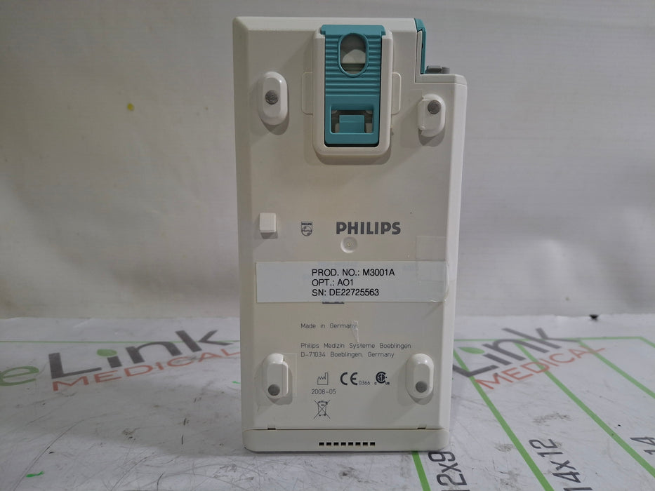 Philips M3001A-A01 Fast SpO2, NIBP, ECG MMS Module
