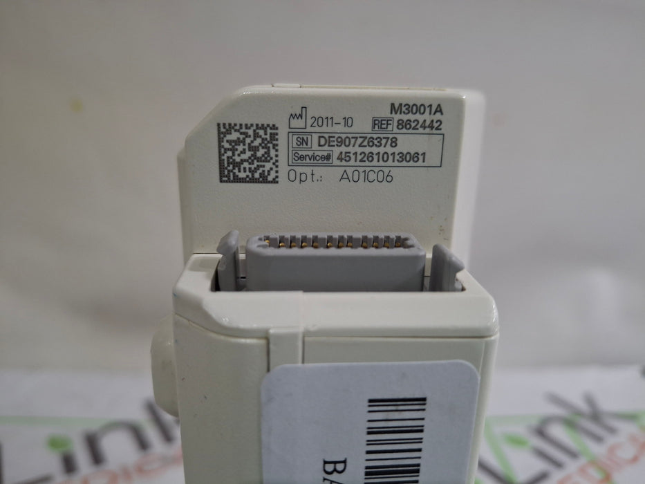 Philips M3001A-A01C06 Fast SpO2, NIBP, ECG, Temp, IBP MMS Module