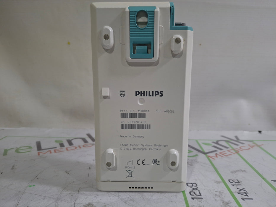 Philips M3001A-A02C06 OxiMax SpO2, NIBP, ECG, Temp, IBP MMS Module