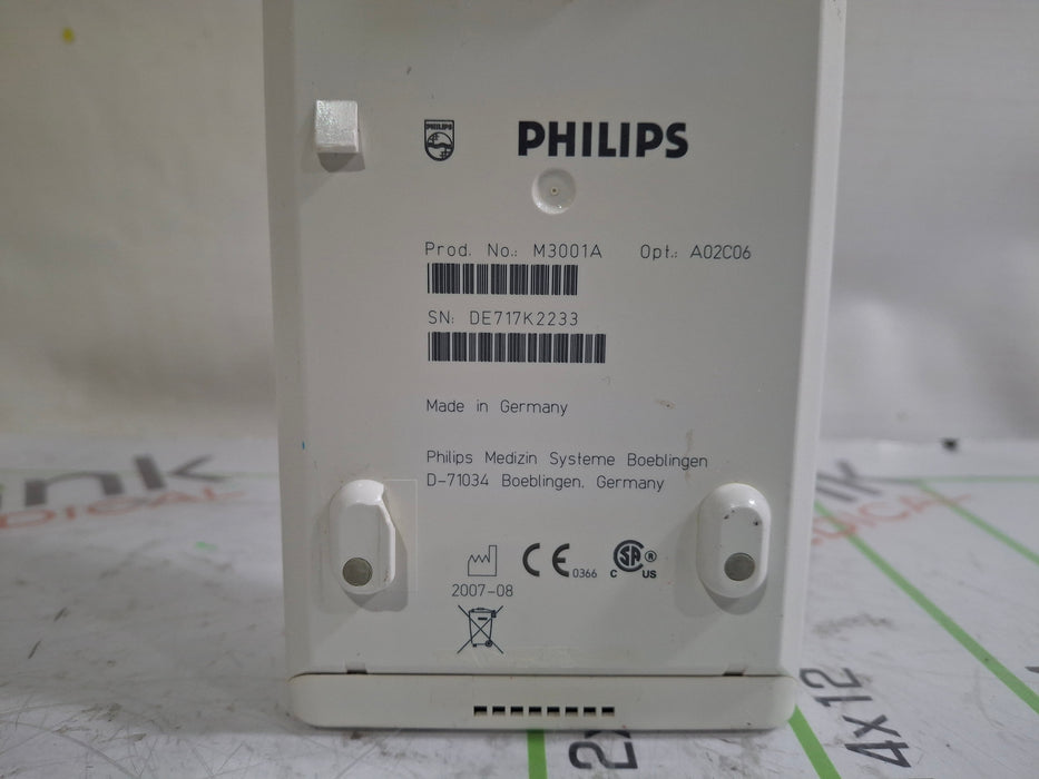 Philips M3001A-A02C06 OxiMax SpO2, NIBP, ECG, Temp, IBP MMS Module
