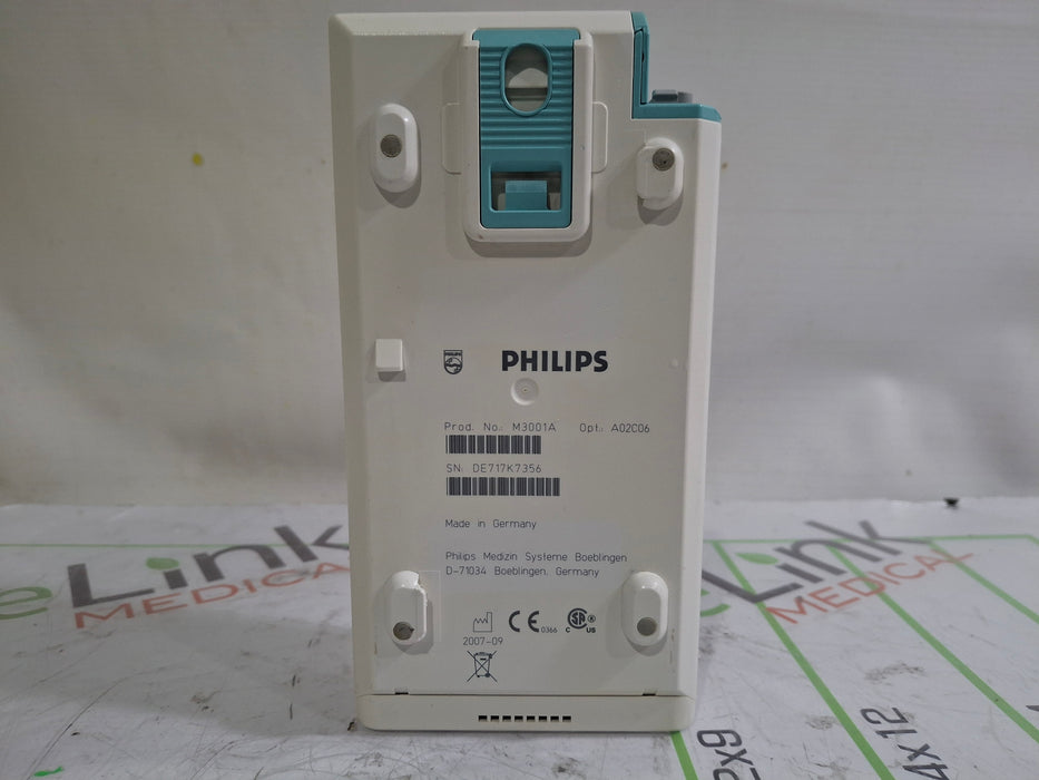 Philips M3001A-A02C06 OxiMax SpO2, NIBP, ECG, Temp, IBP MMS Module