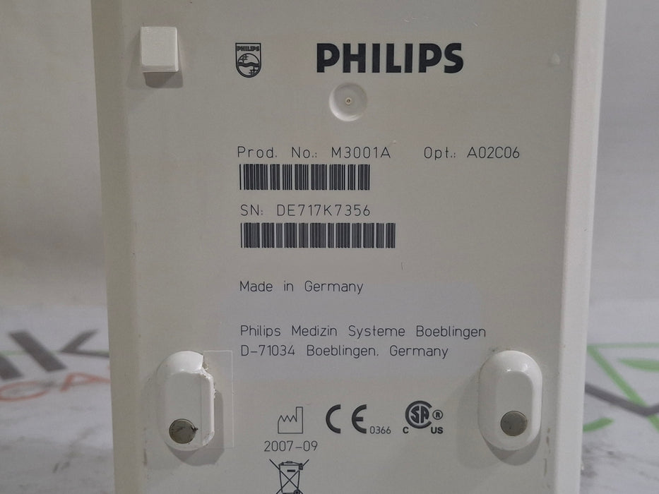 Philips M3001A-A02C06 OxiMax SpO2, NIBP, ECG, Temp, IBP MMS Module