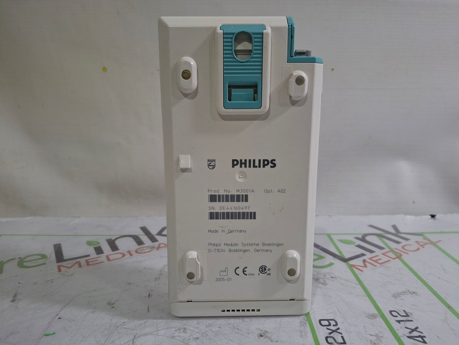 Philips M3001A-A02 OxiMax SpO2, NIBP, ECG MMS Module