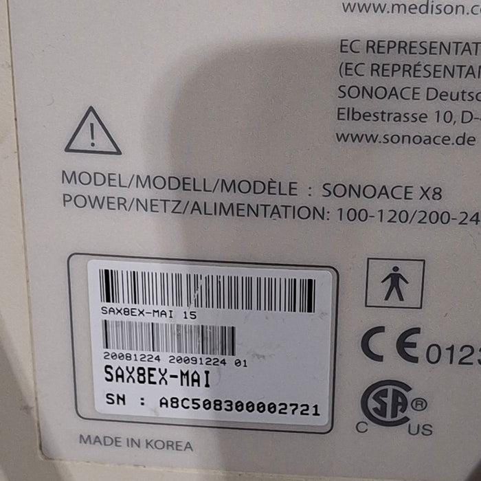 Medison Co. Medison Co. Sonoace X8 Ultrasound Ultrasound reLink Online