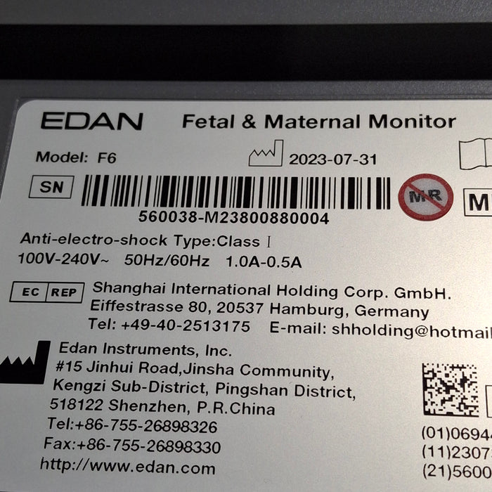 Edan F6 Fetal Monitor