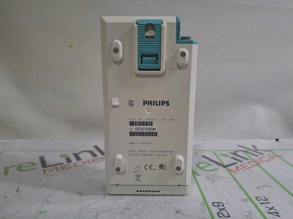Philips M3001A-A01 Fast SpO2, NIBP, ECG MMS Module
