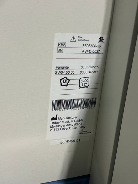Draeger Medical Apollo Anesthesia Machine