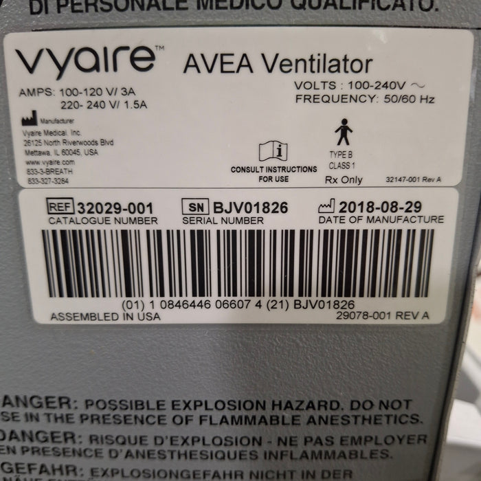 CareFusion Avea Ventilator