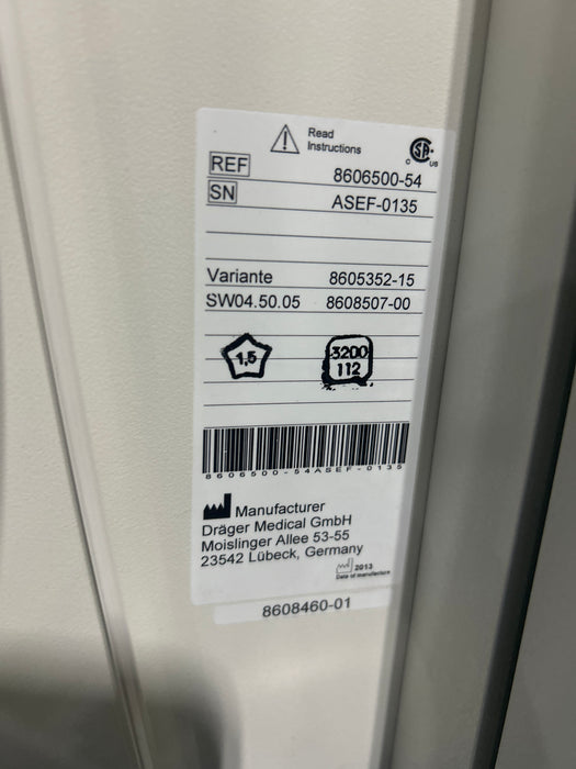 Draeger Medical Apollo Anesthesia Machine