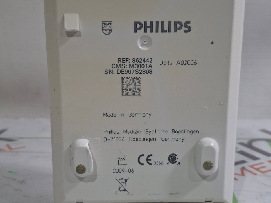 Philips M3001A-A02C06 OxiMax SpO2, NIBP, ECG, Temp, IBP MMS Module