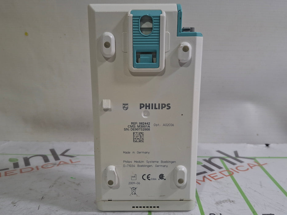 Philips M3001A-A02C06 OxiMax SpO2, NIBP, ECG, Temp, IBP MMS Module