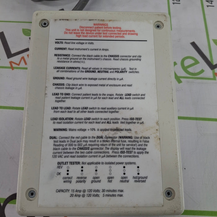 Fluke 180 Electrical Safety Analyzer