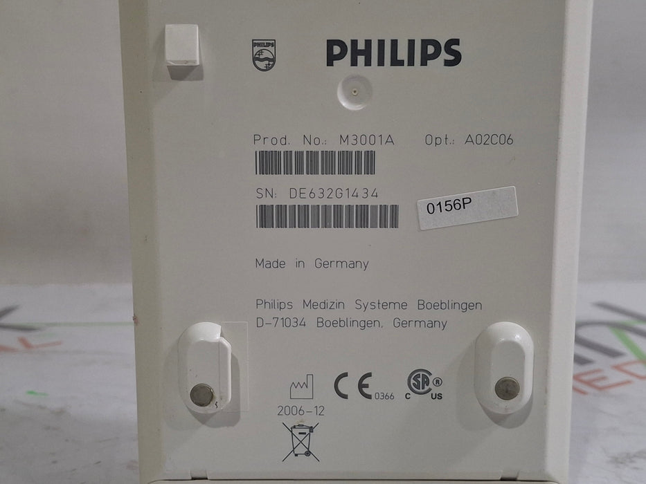 Philips M3001A-A02C06 OxiMax SpO2, NIBP, ECG, Temp, IBP MMS Module