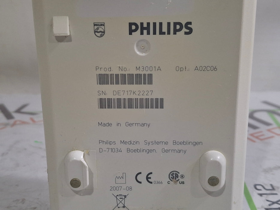 Philips M3001A-A02C06 OxiMax SpO2, NIBP, ECG, Temp, IBP MMS Module