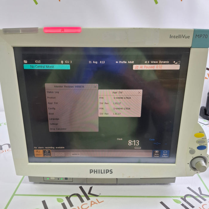 Philips IntelliVue MP70 Patient Monitor