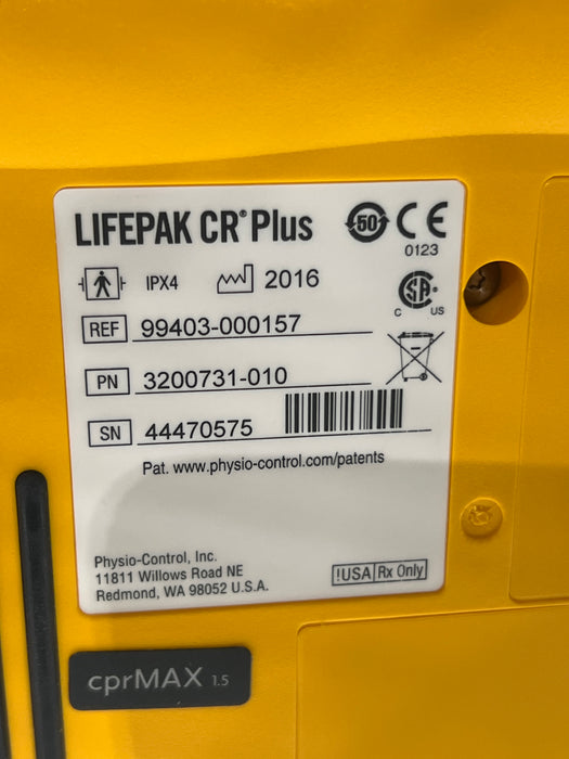 Medtronic LifePak CR Plus Defibrillator