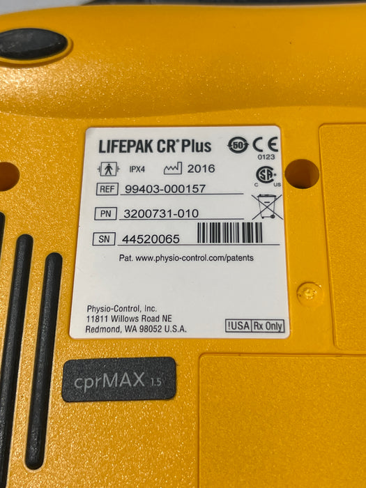 Medtronic LifePak CR Plus Defibrillator