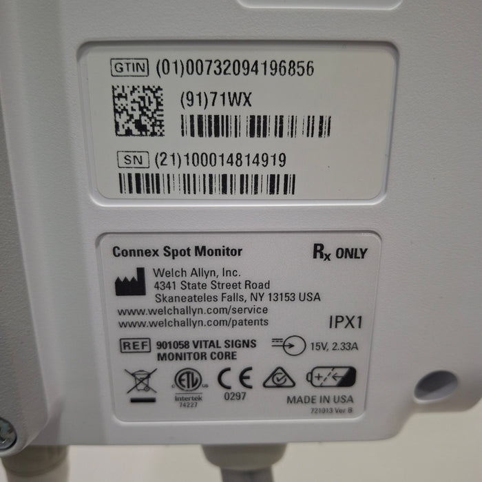 Welch Allyn Connex 71WX - Nonin SpO2 Monitor