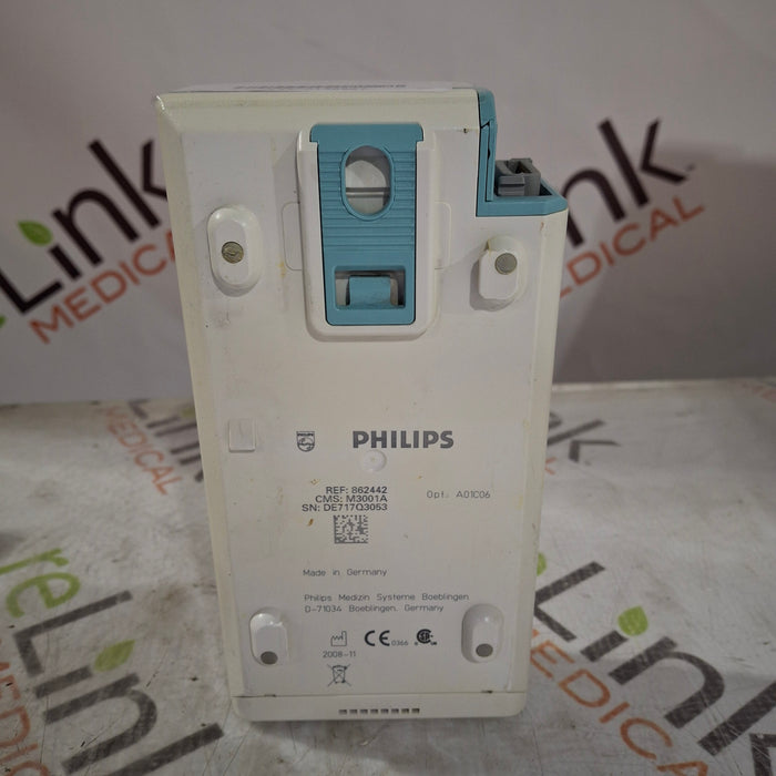 Philips M3001A-A01C06 Fast SpO2, NIBP, ECG, Temp, IBP MMS Module