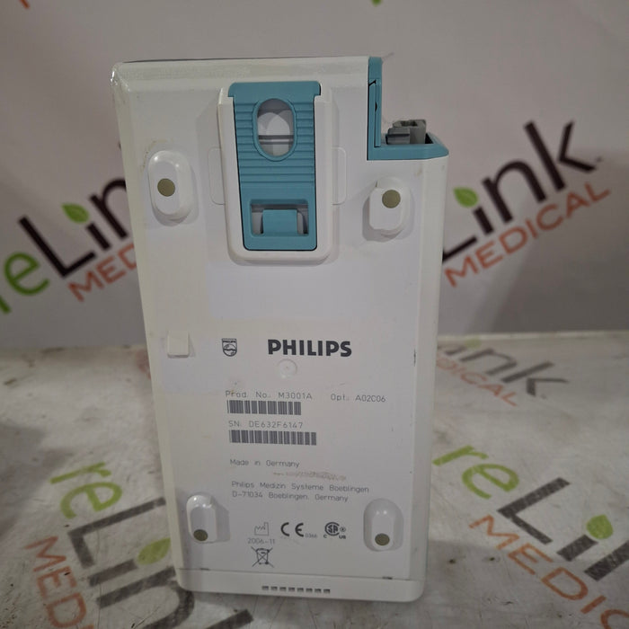 Philips M3001A-A02C06 OxiMax SpO2, NIBP, ECG, Temp, IBP MMS Module