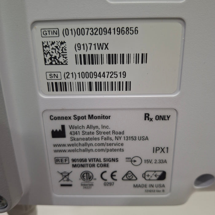 Welch Allyn Connex 71WX - Nonin SpO2 Monitor