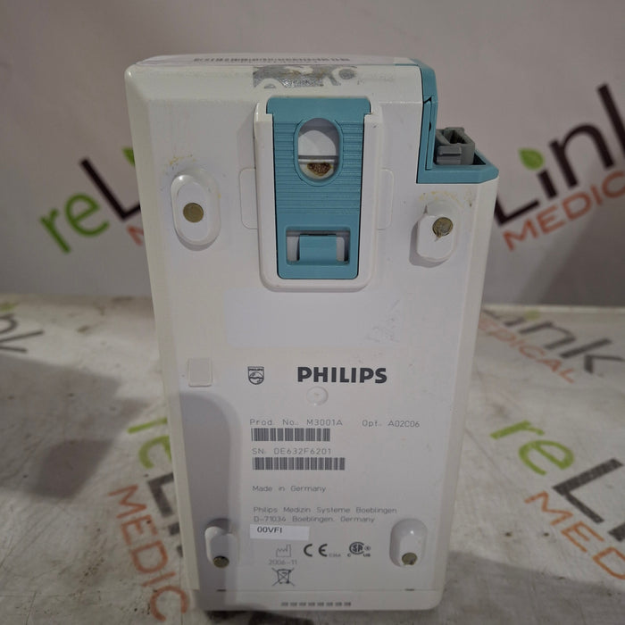 Philips M3001A-A02C06 OxiMax SpO2, NIBP, ECG, Temp, IBP MMS Module