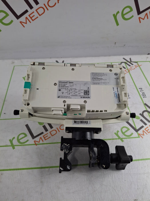 B. Braun Infusomat Space w/Pole Clamp Infusion Pump
