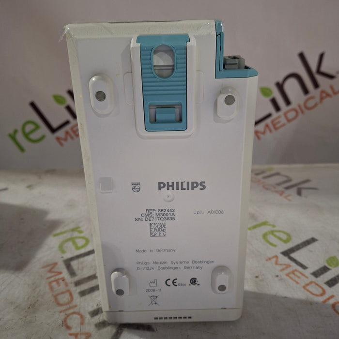 Philips M3001A-A01C06 Fast SpO2, NIBP, ECG, Temp, IBP MMS Module