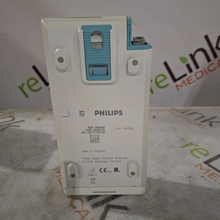 Philips M3001A-A01C06 Fast SpO2, NIBP, ECG, Temp, IBP MMS Module