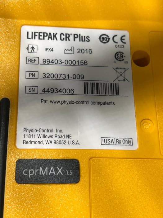 Medtronic LifePak CR Plus Defibrillator
