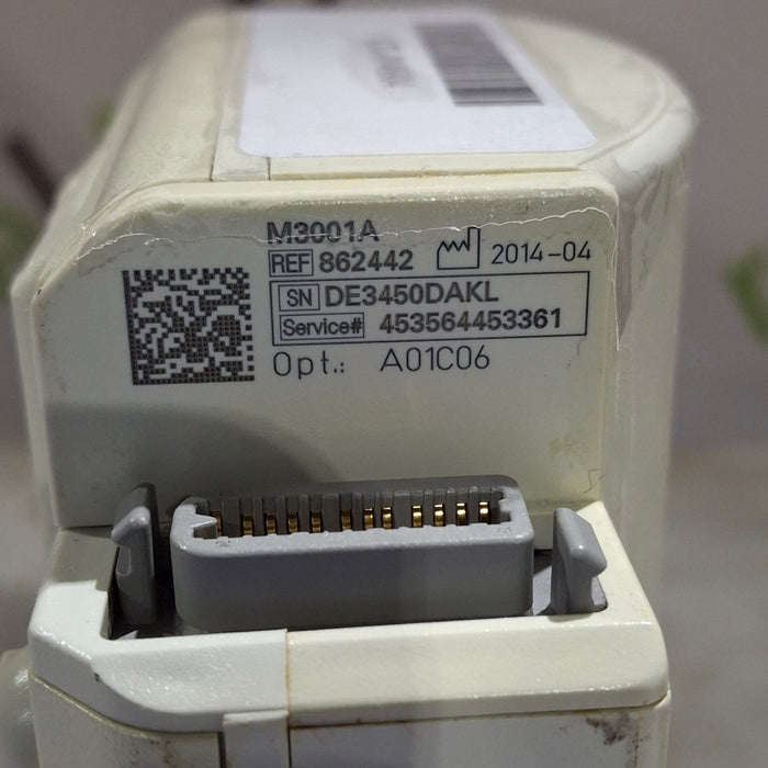 Philips M3001A-A01C06 Fast SpO2, NIBP, ECG, Temp, IBP MMS Module