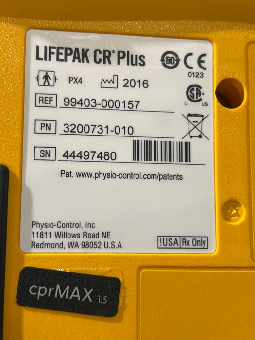 Medtronic LifePak CR Plus Defibrillator