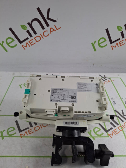 B. Braun Infusomat Space w/Pole Clamp Infusion Pump