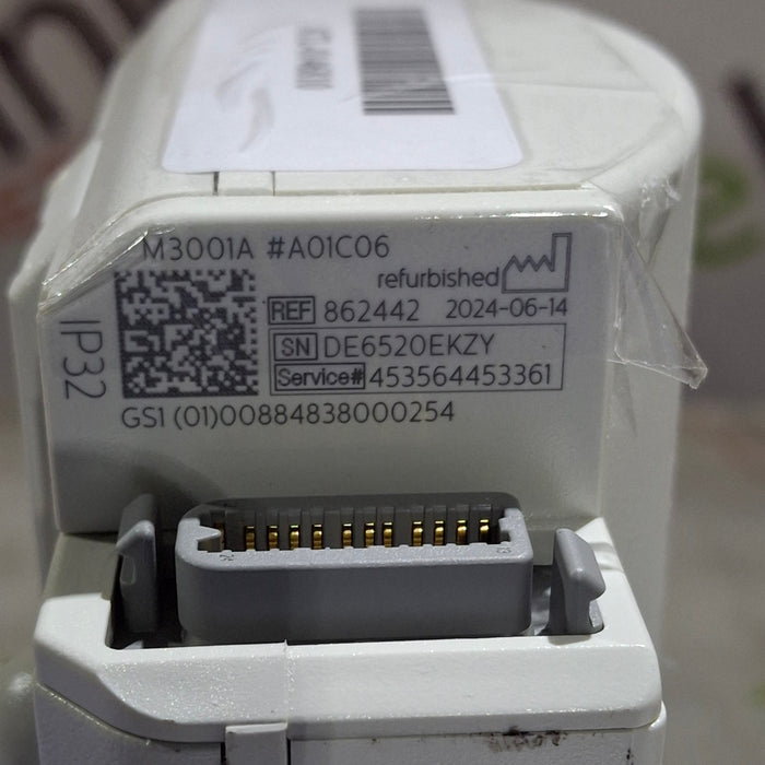 Philips M3001A-A01C06 Fast SpO2, NIBP, ECG, Temp, IBP MMS Module