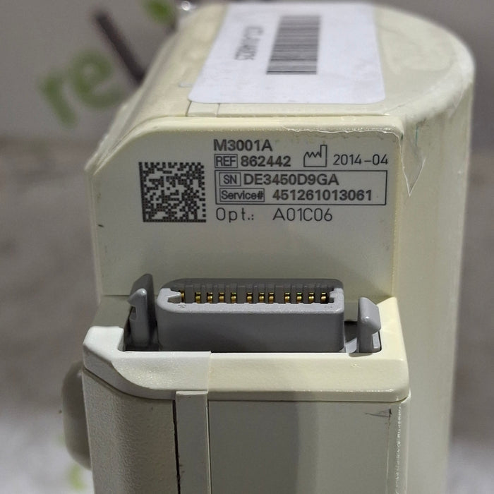 Philips M3001A-A01C06 Fast SpO2, NIBP, ECG, Temp, IBP MMS Module